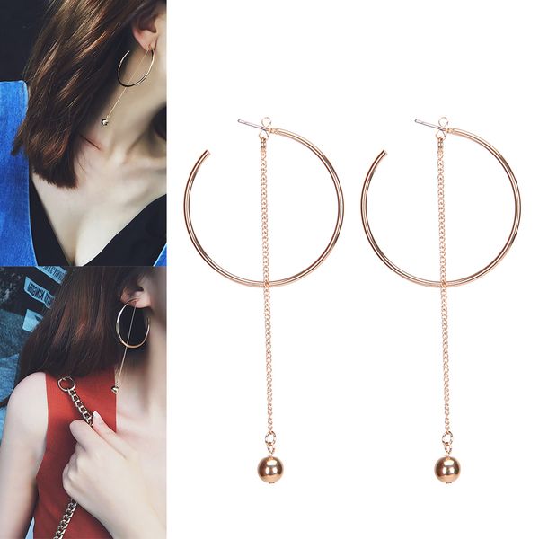 2017 stylish european simple style big round circle hoop earrings for women geometric stud earing brincos gift, Golden;silver
2017 stylish european simple style big round circle hoop earrings for women geometric stud earing brincos gift, Golden;silver