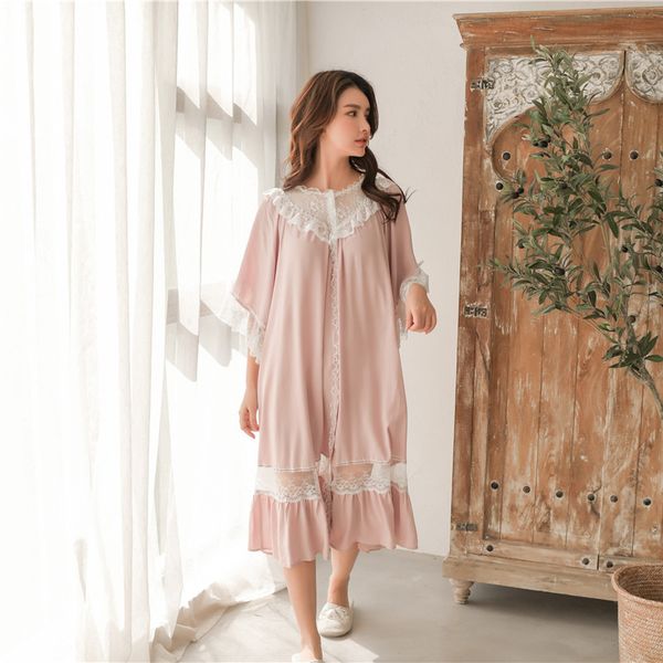 women's sleepwear sweet fashion white lace long nightgowns summer half sleeve soft viscose loose female plus size, Black;red
women's sleepwear sweet fashion white lace long nightgowns summer half sleeve soft viscose loose female plus size, Black;red