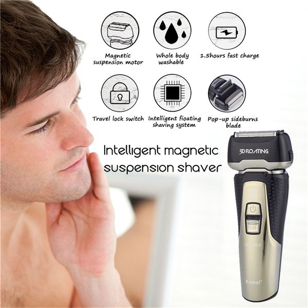 men rechargeable shaver razor men beard trimmer men's electric shaver 3d floating reciprocating shaving machine razor navalha
men rechargeable shaver razor men beard trimmer men's electric shaver 3d floating reciprocating shaving machine razor navalha