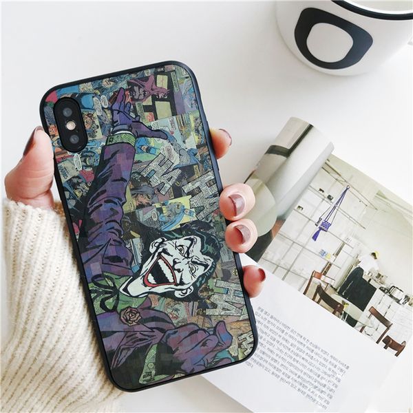 capa luxury joker cartoon cover for iphone 11 pro xs max xr case for iphone 8 7 6s plus 5s se 5 case soft silicone cover.
capa luxury joker cartoon cover for iphone 11 pro xs max xr case for iphone 8 7 6s plus 5s se 5 case soft silicone cover.