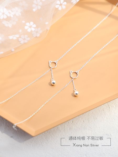 xiang nan 925 sterling silver fairy tale wind cute cat bells fringed anklet fresh accessories girlfriends gifts womens, Red;blue
xiang nan 925 sterling silver fairy tale wind cute cat bells fringed anklet fresh accessories girlfriends gifts womens, Red;blue