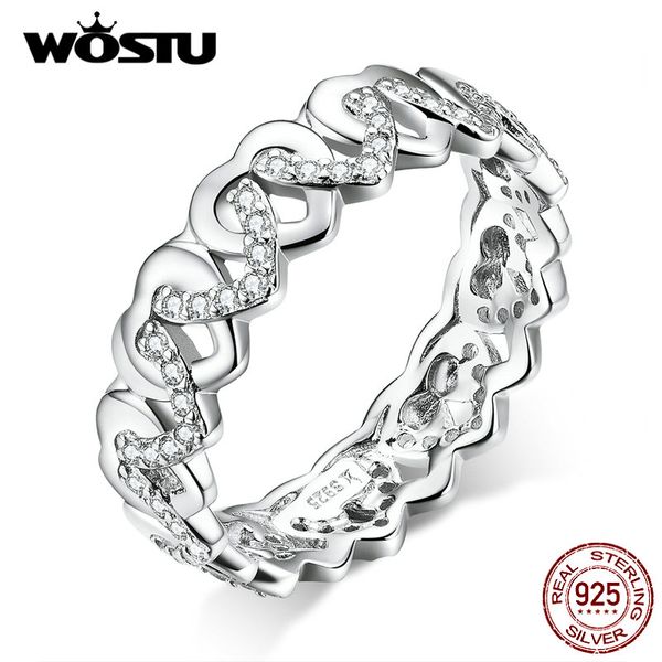 wostu authentic 925 sterling silver rings clear cz love buckles love hollow rings for women 2020 lucky jewelry gift cqr626, Golden;silver
wostu authentic 925 sterling silver rings clear cz love buckles love hollow rings for women 2020 lucky jewelry gift cqr626, Golden;silver