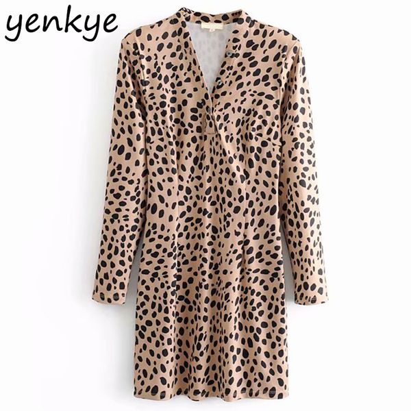 casual dresses 2021 women long sleeve vintage leopard dress lady v neck slim bodycon mini autumn vestidos djf6912, Black;gray
casual dresses 2021 women long sleeve vintage leopard dress lady v neck slim bodycon mini autumn vestidos djf6912, Black;gray