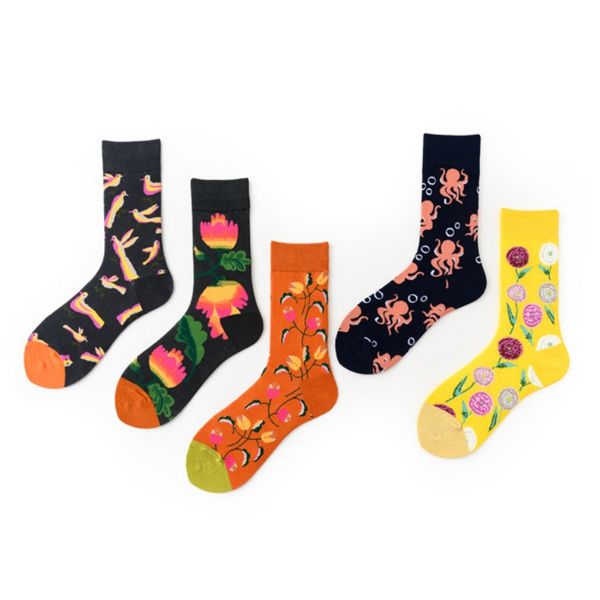bird pattern harajuku flower socks women funny cotton dress casual wedding socks colorful novelty skateboard 1, Black
bird pattern harajuku flower socks women funny cotton dress casual wedding socks colorful novelty skateboard 1, Black