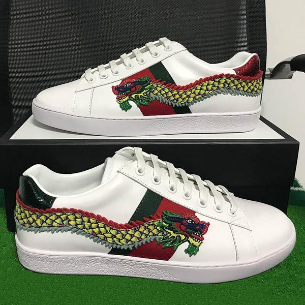 original box new fashion designer mens shoes with women luxury designer sneaker man casual ace shoes green red stripe size 36-44, Black
original box new fashion designer mens shoes with women luxury designer sneaker man casual ace shoes green red stripe size 36-44, Black
