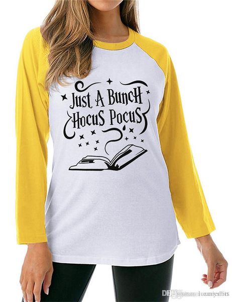womens designer t shirts letter printed just a bunch houcus pocus casual crew neck long sleeved loose tees womens fashion clothing, White
womens designer t shirts letter printed just a bunch houcus pocus casual crew neck long sleeved loose tees womens fashion clothing, White
