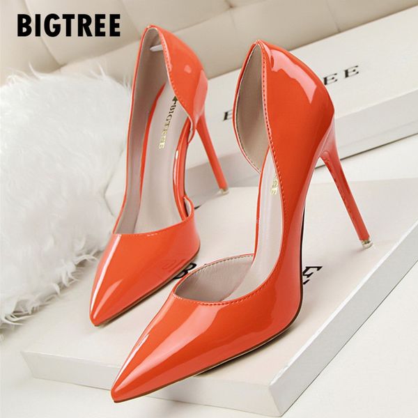 new 2019 women pumps elegant pointed toe patent leather office lady shoes spring summer high heels wedding bridal shoes woman, Black
new 2019 women pumps elegant pointed toe patent leather office lady shoes spring summer high heels wedding bridal shoes woman, Black