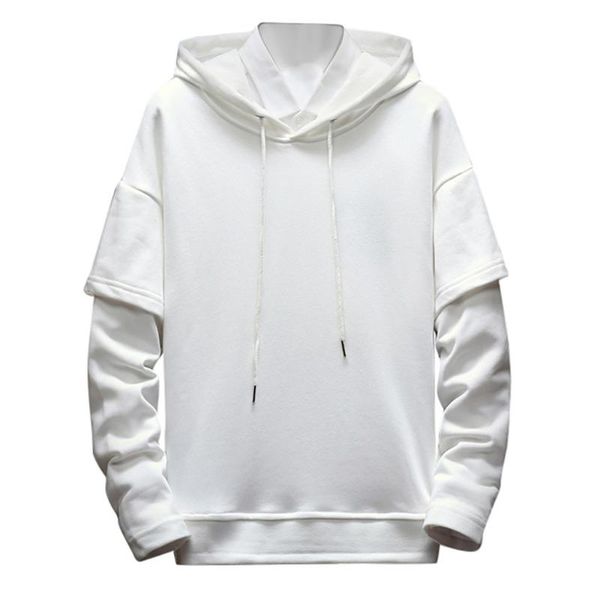 men's hoodies & sweatshirts splicing fake two pieces long sleeve spring autumn casual sweatshirt clothing q6320, Black
men's hoodies & sweatshirts splicing fake two pieces long sleeve spring autumn casual sweatshirt clothing q6320, Black