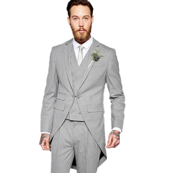 2019 light grey groom dress tuxedo wedding men suit notched lapel jacket+pants+tie+vest custom made boys mens suits, White;black
2019 light grey groom dress tuxedo wedding men suit notched lapel jacket+pants+tie+vest custom made boys mens suits, White;black