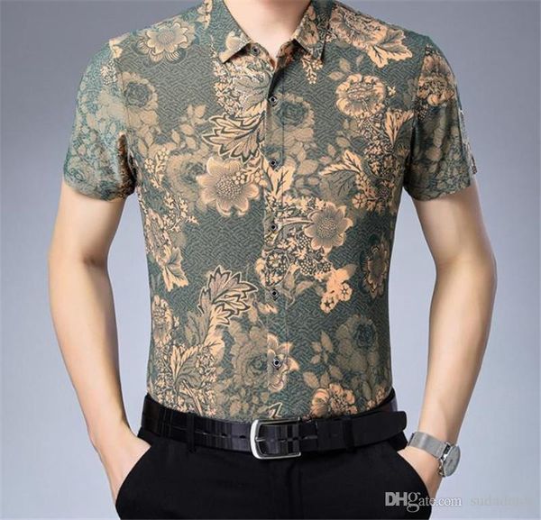 floral print turn down collar mens casual shirts short sleeve skinny teenager fashion male clothing, White;black
floral print turn down collar mens casual shirts short sleeve skinny teenager fashion male clothing, White;black