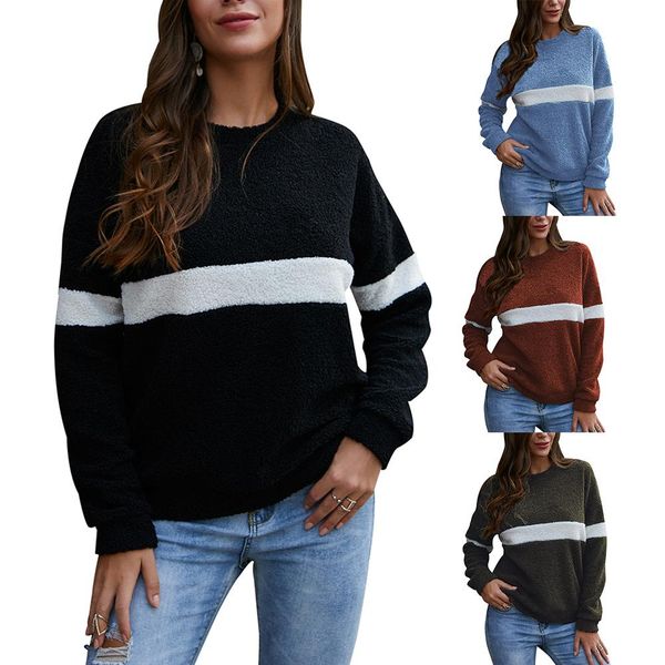 fashion women autumn winter color block patchwork long sleeve o neck sweatshirt women hoodies sweatshirts female casual, Black
fashion women autumn winter color block patchwork long sleeve o neck sweatshirt women hoodies sweatshirts female casual, Black