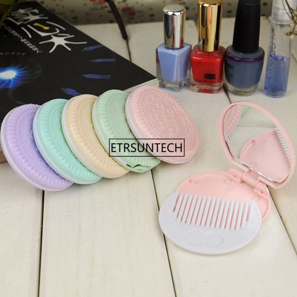 cute chocolate cookie shaped design makeup mirror with comb lady women makeup tool pocket mirror f2107
cute chocolate cookie shaped design makeup mirror with comb lady women makeup tool pocket mirror f2107