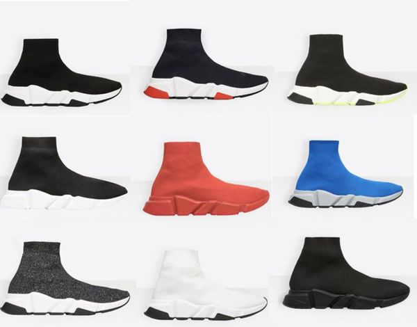new designer shoes speed sock sneakers stretch mesh high boots for mens womens black white red glitter runner flat trainers us5-12
new designer shoes speed sock sneakers stretch mesh high boots for mens womens black white red glitter runner flat trainers us5-12