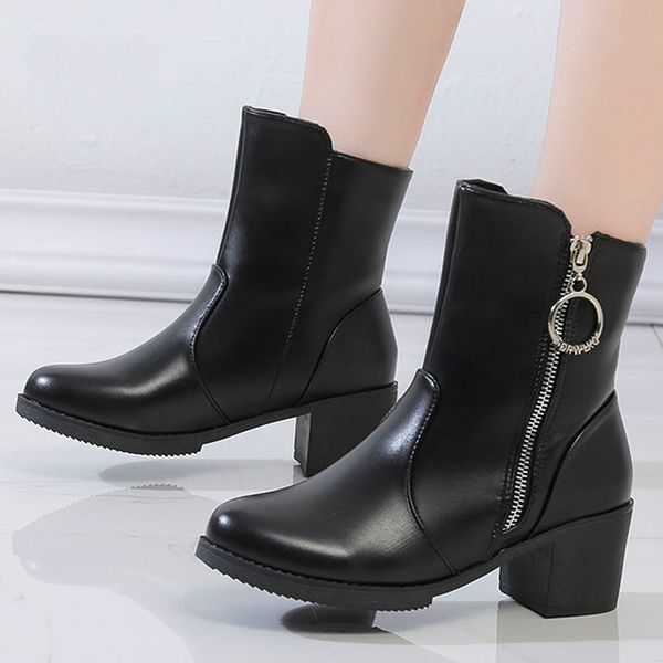 autumn women fashion vintage low heel thick heel short boot casual round head ankle booties boots shoes botas femininas s2-90, Black
autumn women fashion vintage low heel thick heel short boot casual round head ankle booties boots shoes botas femininas s2-90, Black