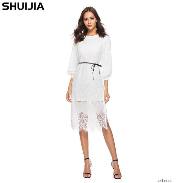 womens designer autumn lace casual long sleeve dressjjig, Black;gray 
womens designer autumn lace casual long sleeve dressjjig, Black;gray