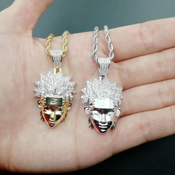 hip hop uzumaki naruto diamonds pendant necklaces for men cartoon luxury necklace real gold plated copper zircons cuban chains jewelry, Silver
hip hop uzumaki naruto diamonds pendant necklaces for men cartoon luxury necklace real gold plated copper zircons cuban chains jewelry, Silver