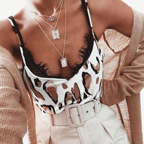 2020 women summer casual vest leopard vest sleeveless camisoles deep v-neck korean harajuku tank @6, White
2020 women summer casual vest leopard vest sleeveless camisoles deep v-neck korean harajuku tank @6, White
