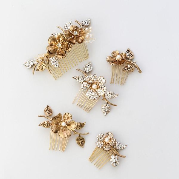 baroque hair comb crystal rhinestone head piece floral leaf hairpins for bride headdress bridal accessories wedding jewelry m144, Golden;white
baroque hair comb crystal rhinestone head piece floral leaf hairpins for bride headdress bridal accessories wedding jewelry m144, Golden;white