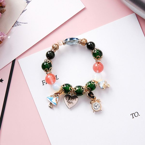 christmas gift bohemian ethnic girl love letter lock colored beads creative beaded bracelet bracelet, Black
christmas gift bohemian ethnic girl love letter lock colored beads creative beaded bracelet bracelet, Black