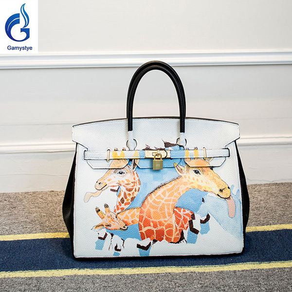 animal giraffe painted graffiti design bags genuine leather handbag luxury bolsa feminina designer bag women tote customize gift
animal giraffe painted graffiti design bags genuine leather handbag luxury bolsa feminina designer bag women tote customize gift