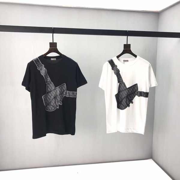 2020ss spring fashion new t-shirt and summer new cotton printing short sleeve round panel collar t-shirt, White
2020ss spring fashion new t-shirt and summer new cotton printing short sleeve round panel collar t-shirt, White