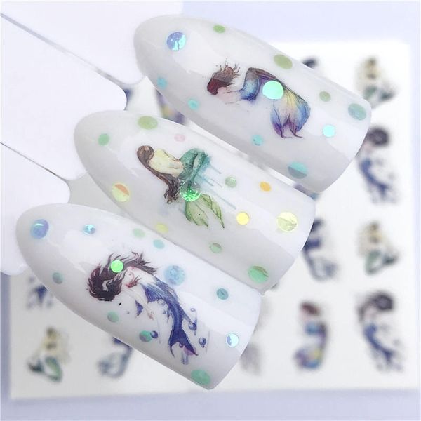 zko 1 pc butterfly mermaid flower beauty water transfer stamping nail art tips nail decor manicure decal, Black
zko 1 pc butterfly mermaid flower beauty water transfer stamping nail art tips nail decor manicure decal, Black