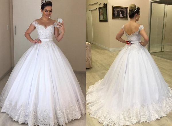 2022 fairy princess wedding dress sheer straps off shoulders satin applique beading sequins wedding dresses bridal gowns custom made, White
2022 fairy princess wedding dress sheer straps off shoulders satin applique beading sequins wedding dresses bridal gowns custom made, White