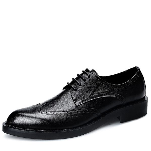 2019 men shoes genuine leather men dress shoes business oxford gentleman moda italiana designer brogue man chaussures, Black
2019 men shoes genuine leather men dress shoes business oxford gentleman moda italiana designer brogue man chaussures, Black