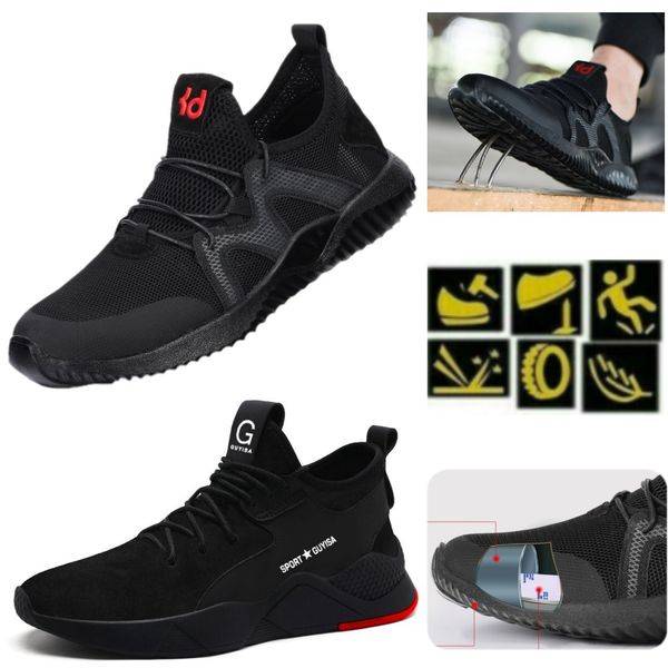safety shoe mens non-slip mesh surface steel toe cap sport outdoor work hiking trail breathable shoe protective footwear trainers ankle boot, Black
safety shoe mens non-slip mesh surface steel toe cap sport outdoor work hiking trail breathable shoe protective footwear trainers ankle boot, Black