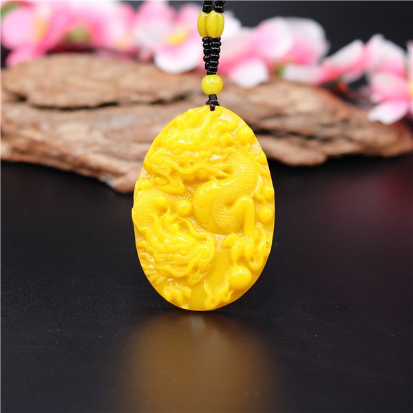 natural yellow hetian jade stone dragon pendant beads necklace chinese jadeite jewelry charm amulet carved gifts for women men, Silver
natural yellow hetian jade stone dragon pendant beads necklace chinese jadeite jewelry charm amulet carved gifts for women men, Silver