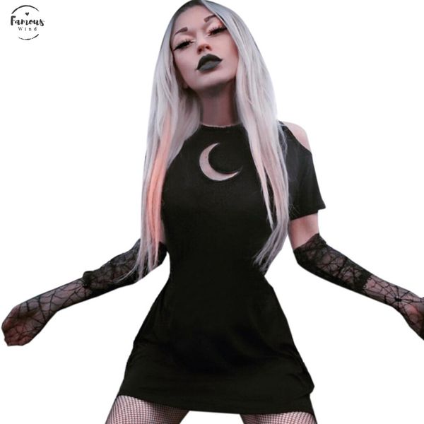 womens fashion gothic style punk black off shoulder moon hollow out dress bandage sukienka letnia vestido verano mujer, Black;gray
womens fashion gothic style punk black off shoulder moon hollow out dress bandage sukienka letnia vestido verano mujer, Black;gray