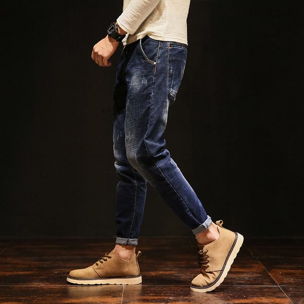 xx036 autumn & winter jeans men's loose and plus-sized korean-style trend elasticity youth skinny harem pants sub-28-42, Blue
xx036 autumn & winter jeans men's loose and plus-sized korean-style trend elasticity youth skinny harem pants sub-28-42, Blue