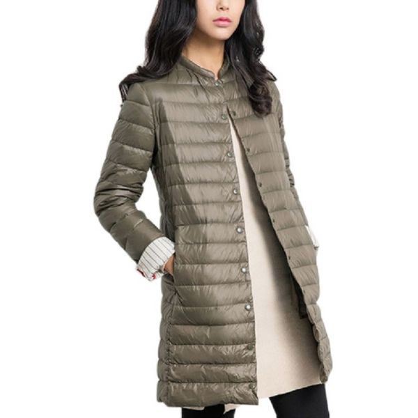2020 autumn winter women padded warm coat duck down jacket long female overcoat slim solid outwear winter coat portable parkas, Black
2020 autumn winter women padded warm coat duck down jacket long female overcoat slim solid outwear winter coat portable parkas, Black