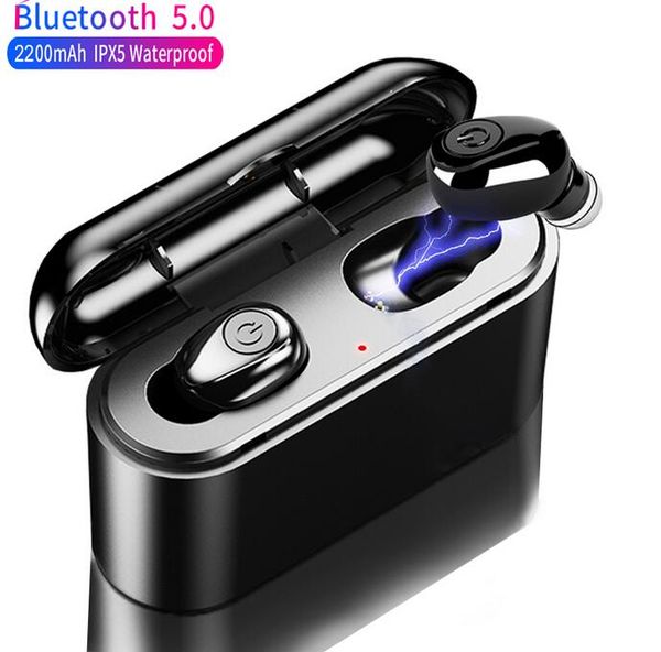 X8 tw true wirele earbud 5d tereo bluetooth earphone mini tw waterproof headfree with charging box 2200mah power bank X8 tw true wirele earbud 5d tereo bluetooth earphone mini tw waterproof headfree with charging box 2200mah power bank