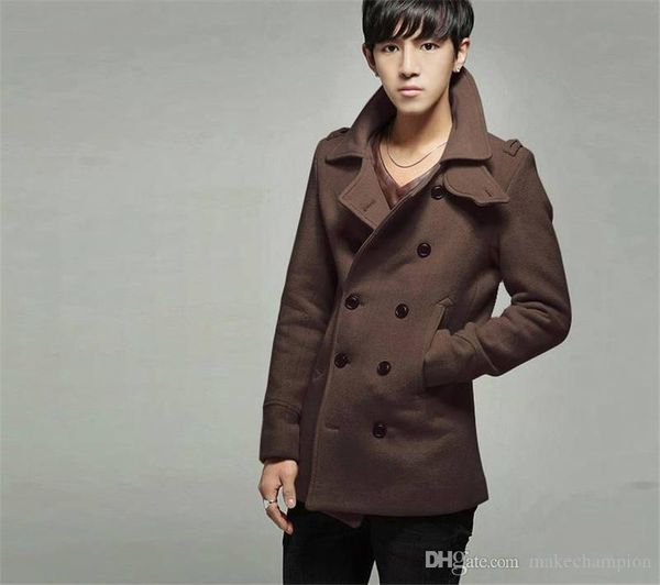 designer mens trench coat slim solid color mens long outwear fashion cardigan lapel neck wool coats casual clothing, Black
designer mens trench coat slim solid color mens long outwear fashion cardigan lapel neck wool coats casual clothing, Black