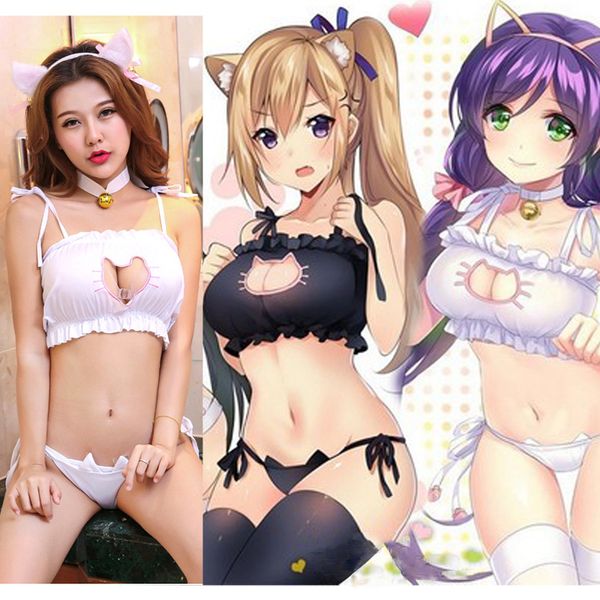 cartoon swimwear swimsuits cat printed swimsuits beachwear cosplay neko cat keyhole bra briefs collar set lingerie anime bikini
cartoon swimwear swimsuits cat printed swimsuits beachwear cosplay neko cat keyhole bra briefs collar set lingerie anime bikini