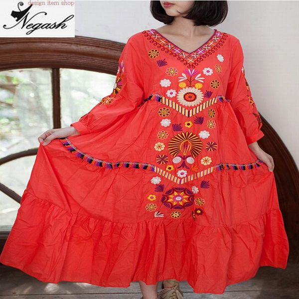 4xl plus sizetunic dress mori girl thailand nepal 2019 women embroidery beach bohemian dress casual vestido de festa robe brand, Black;gray
4xl plus sizetunic dress mori girl thailand nepal 2019 women embroidery beach bohemian dress casual vestido de festa robe brand, Black;gray