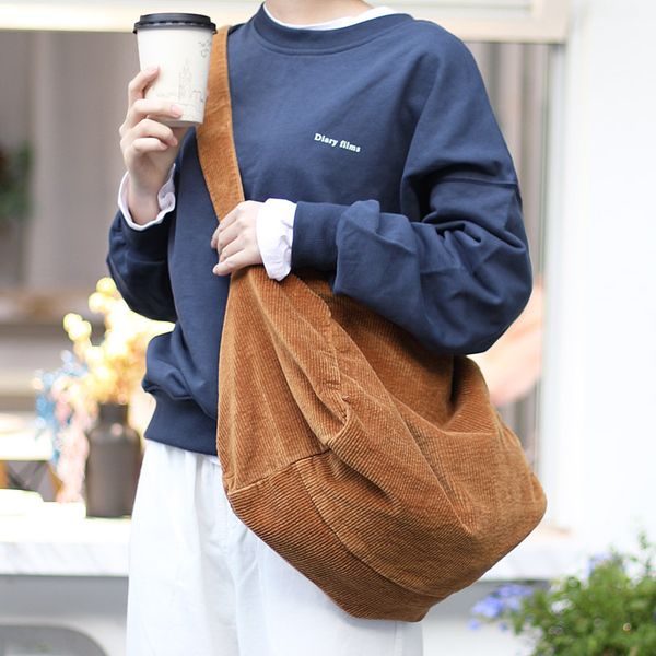 over large corduroy shoulder bag women fashion casual fabric big capacity handbag female teenager leisure daily messenger bag
over large corduroy shoulder bag women fashion casual fabric big capacity handbag female teenager leisure daily messenger bag