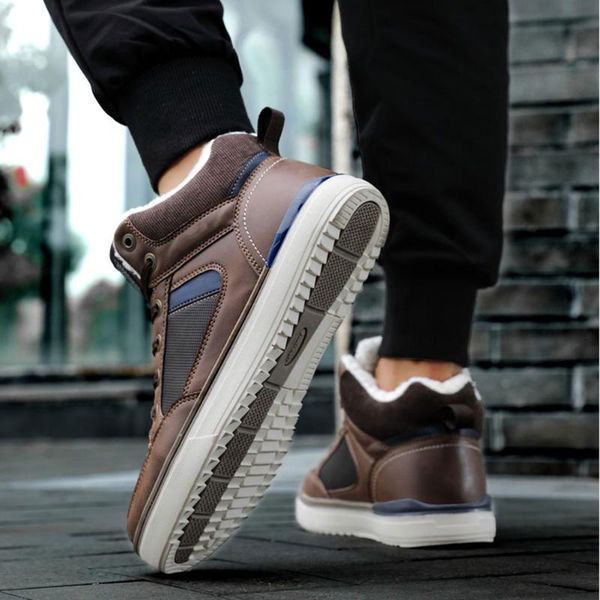 1 pair men snow boots ankle shoes warm casual anti-slip for winter outdoor walking bb55, Black
1 pair men snow boots ankle shoes warm casual anti-slip for winter outdoor walking bb55, Black