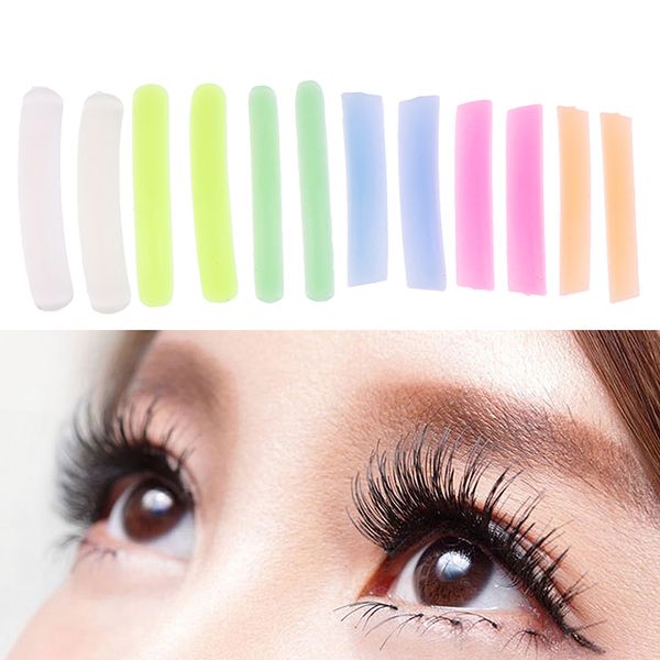 1 bag (6 pairs) colorful flat & curl eyelash patch reusable silicone pods lashes lifting stickers cilia makeup tools new
1 bag (6 pairs) colorful flat & curl eyelash patch reusable silicone pods lashes lifting stickers cilia makeup tools new