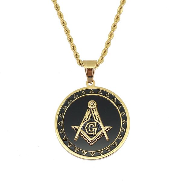 hip hop mason sign round pendant necklaces for men western luxury necklace stainless steel cuban chains dog tag jewelry ing, Silver
hip hop mason sign round pendant necklaces for men western luxury necklace stainless steel cuban chains dog tag jewelry ing, Silver