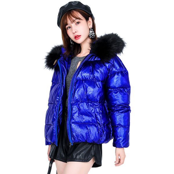 2019 winter glossy parka women's coat fur hooded jacket large size loose winter warm thick parka women jacket 10 color, Black
2019 winter glossy parka women's coat fur hooded jacket large size loose winter warm thick parka women jacket 10 color, Black