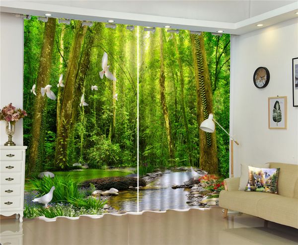 3d curtain beautiful original forest stream water pigeon 3d landscape curtains practical advanced blackout curtains
3d curtain beautiful original forest stream water pigeon 3d landscape curtains practical advanced blackout curtains