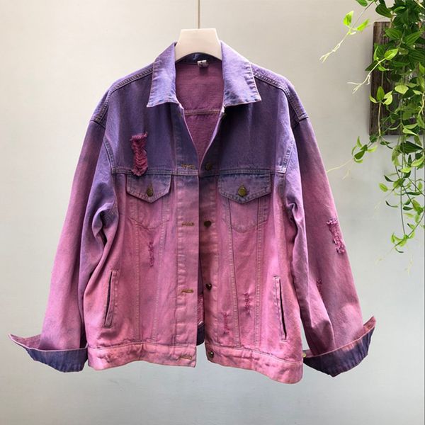 градиент фиолетовый джинсовая куртка женщины граффити дыры jeans пальто 2019 осень с длинным рукавом джинсовые куртки способа женщин streetw, Black;brown
градиент фиолетовый джинсовая куртка женщины граффити дыры jeans пальто 2019 осень с длинным рукавом джинсовые куртки способа женщин streetw, Black;brown