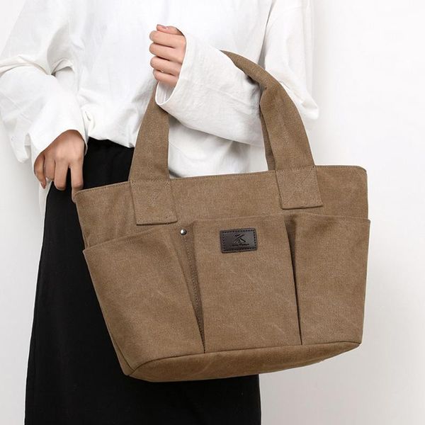 fashion women's handbags retro solid color large capacity soft zipper canvas shoulder bag shoulder bags and handle bags
fashion women's handbags retro solid color large capacity soft zipper canvas shoulder bag shoulder bags and handle bags