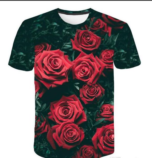 2019 new spring beautiful flowers print casual t-shirt men/women summer tees quick dry 3d print tshirts fashion, White;black
2019 new spring beautiful flowers print casual t-shirt men/women summer tees quick dry 3d print tshirts fashion, White;black