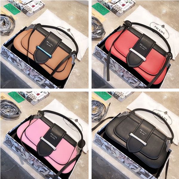 Высококачественная кожаная большая сумка-кошелек Женская модная сумка через пле