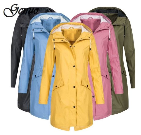 new women's solid rain jacket outdoor hoodie waterproof long coat overcoat windproof large size long warm hooded jacket 2019, Black;brown
new women's solid rain jacket outdoor hoodie waterproof long coat overcoat windproof large size long warm hooded jacket 2019, Black;brown
