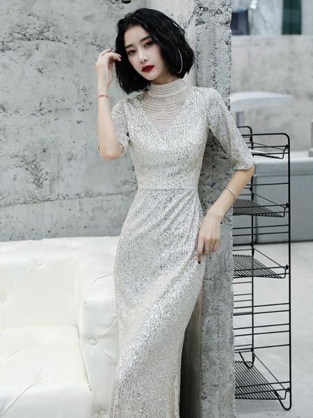 party dresses half-sleeve sequins evening dress perspective neck formal occasion gown mermaid robe de soriee backless silver prom, White;black
party dresses half-sleeve sequins evening dress perspective neck formal occasion gown mermaid robe de soriee backless silver prom, White;black