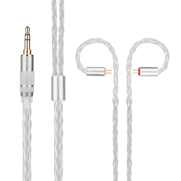 new yinyoo h3 h5 8 core upgraded silver plated earphone cable with mmcx/2pin for yinyoo bl-03 c12 kzzs10 es4 as10 zsn pro zsx 
new yinyoo h3 h5 8 core upgraded silver plated earphone cable with mmcx/2pin for yinyoo bl-03 c12 kzzs10 es4 as10 zsn pro zsx